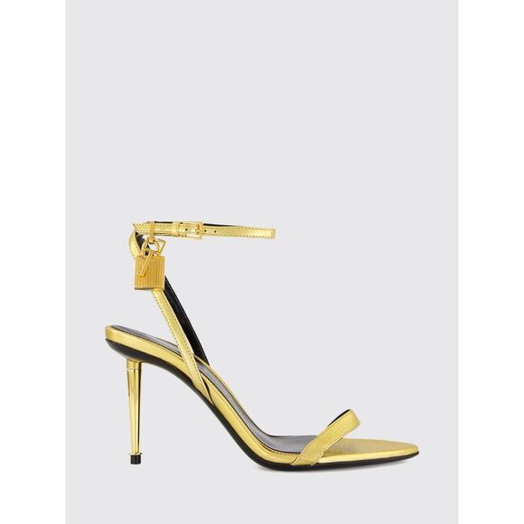 TOM FORD Handbags - Tom Ford Women Padlock High-Heeled Sandals Tom Ford In Laminated Nappa Leather